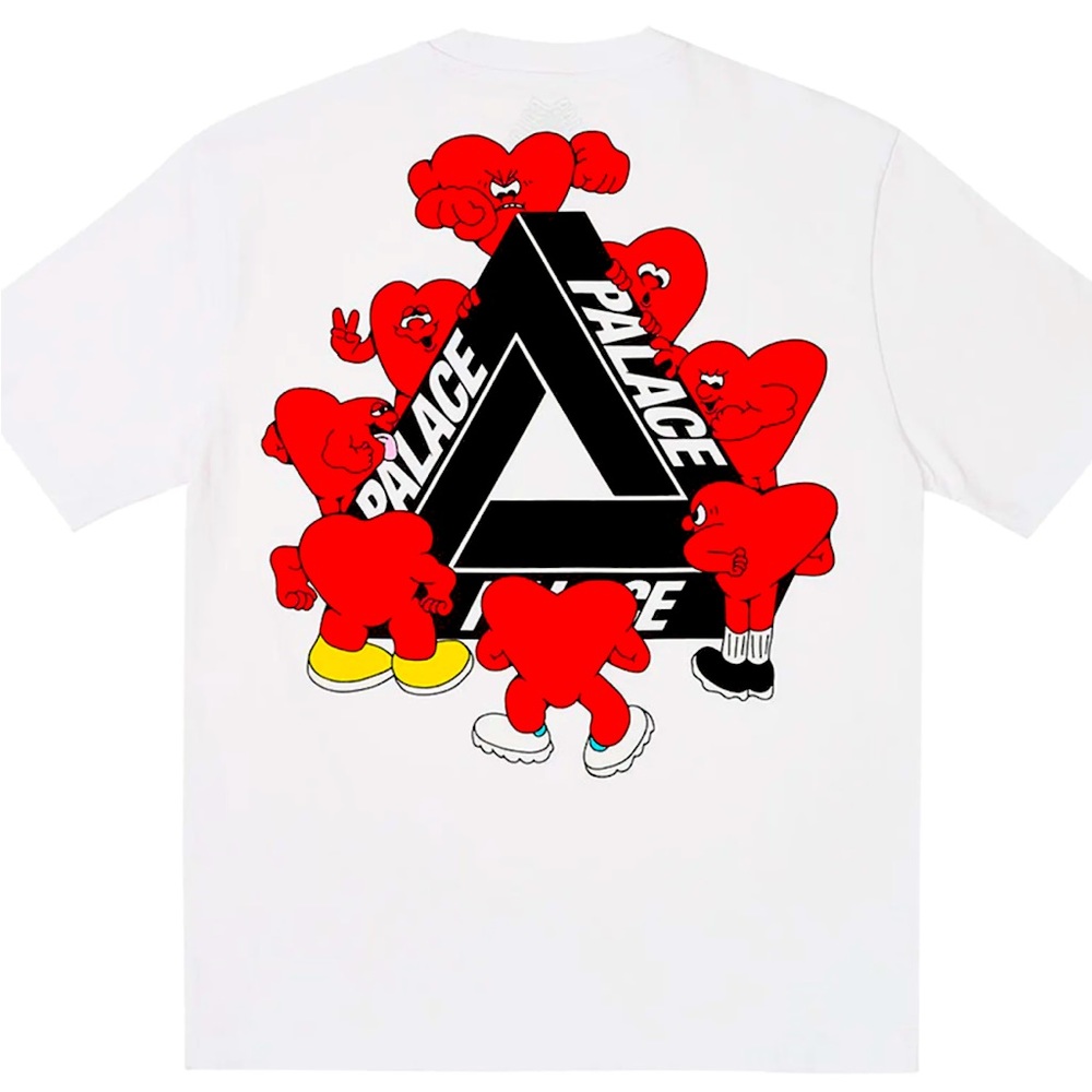 Palace Tri hearts tri ferg tee white L brand new ds sold out rare